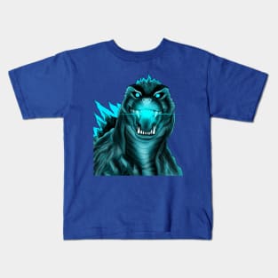 The kaiju godzilla goes radioactive Kids T-Shirt